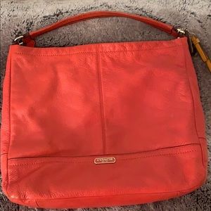 Coach red purse